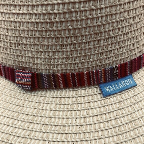 Wallaroo Sedona Straw Hat UPF 50+ Packable Sun Hat Resort Travel Classic - Picture 8 of 11